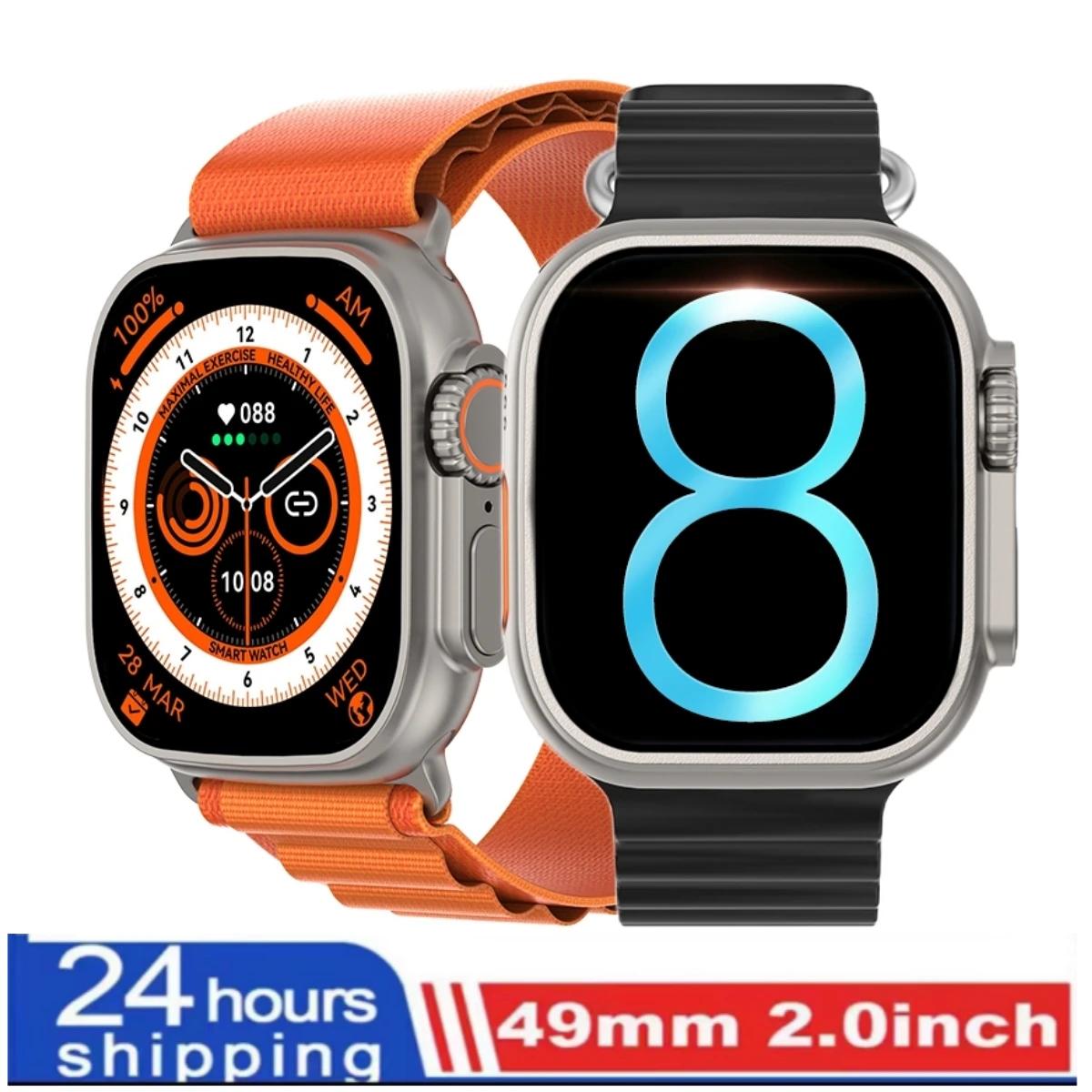 2023 Ʈ ġ Uitra 8 Pro MAX Gen 2   , Ƹ ũ, ECG    NFC ƮϽ , 450Mah, 49mm